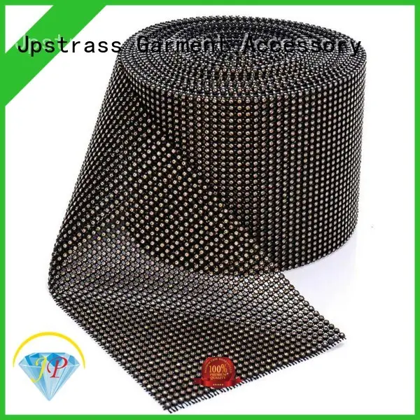 Jpstrass design iron on hotfix rhinestones yard for dress 1