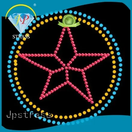 Jpstrass directly hot fix rhinestone patterns customization for dress 1