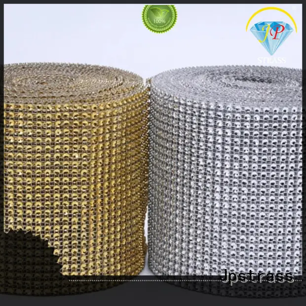 design rhinestone mesh roll white manufacturer for party 1