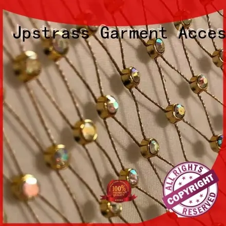 Jpstrass decoration iron on hotfix rhinestones yard for dress 1