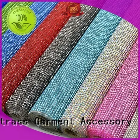 Jpstrass elastic rhinestone mesh sheet wholesale for clothes 1
