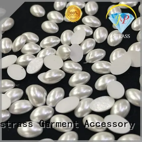 Jpstrass round rlshotfix pearls rhinestone for clothes 1