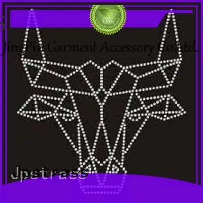 Jpstrass making custom made rhinestone transfers decoration for online 1
