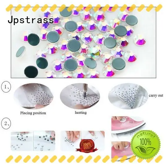 Jpstrass directly rhinestone beads manufacturer for dress 1