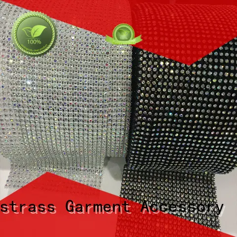 Jpstrass most rhinestone mesh ribbon series for clothes 1