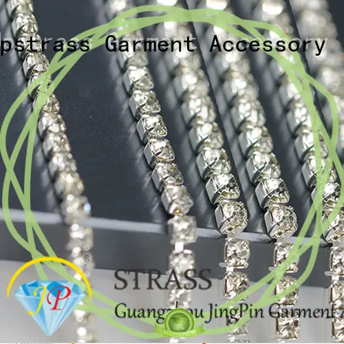 Jpstrass setting wholesale rhinestone chain yard quality for clothes 1