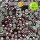 flat hot fix rhinestones wholesale loose amethyst for dress 1