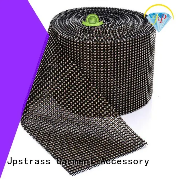 Jpstrass most gold rhinestone ribbon manufacturer for party 1