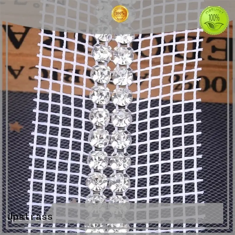 Jpstrass shiny rhinestone mesh manufacturer for party 1