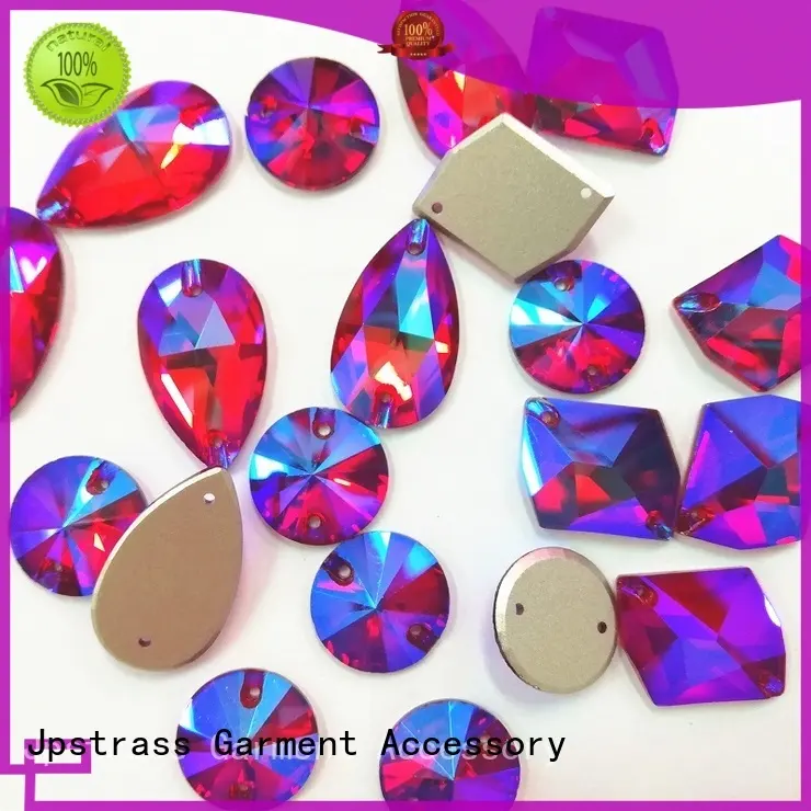 Jpstrass original rhinestone sew on gems facets for party 1