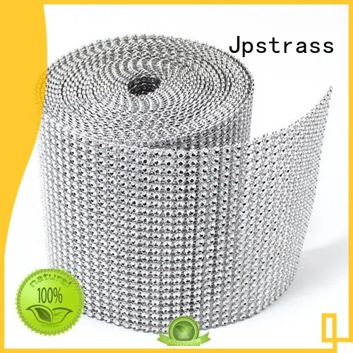 Jpstrass decorative gold rhinestone mesh roll series for clothes 1