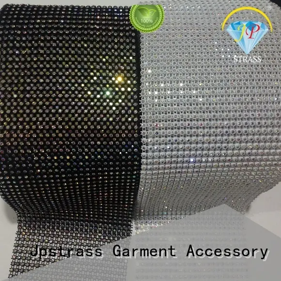 Jpstrass colorful wholesale rhinestone mesh yard for clothes 1