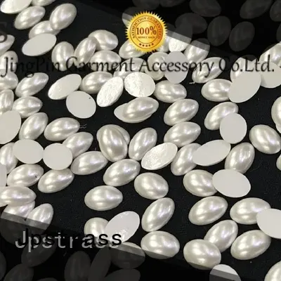 korean flat back beads round garment for party 1