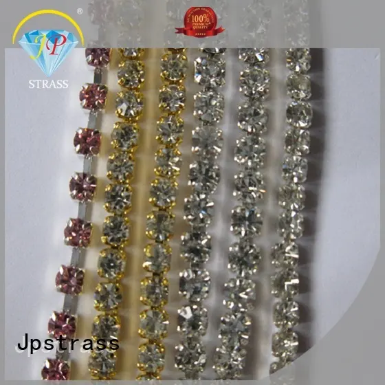 Jpstrass fancy rhinestone chain bulk quality for dress 1
