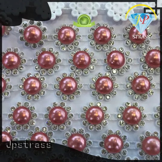 Jpstrass fancy rhinestone ribbon yard for dress 1