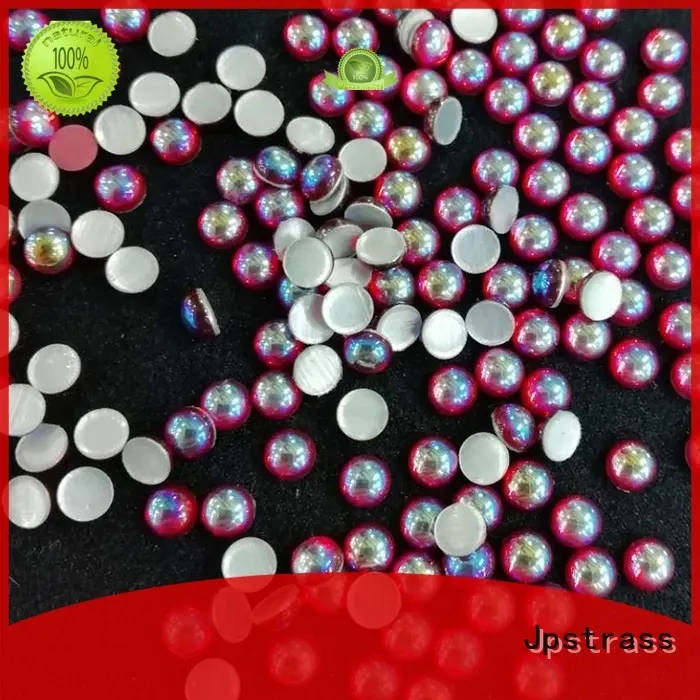 Jpstrass decorative flat back pearl cabochons rhinestone for online 1