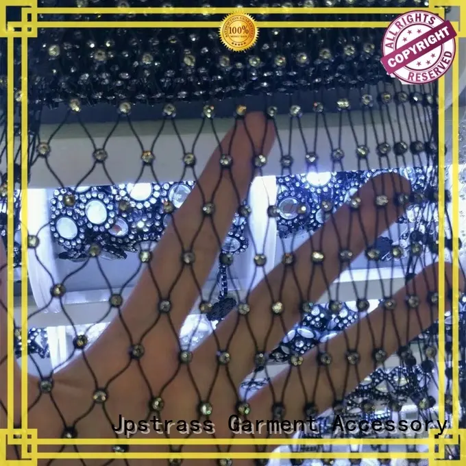 Jpstrass most diamond mesh wrap roll sparkle rhinestone supplier for clothes 1