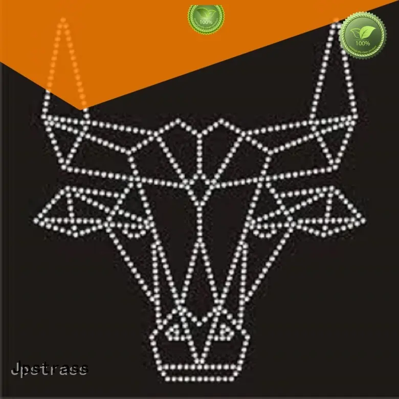 Jpstrass customized bridal rhinestone iron on transfers customization for ballroom 1