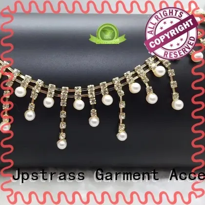 fancy gold rhinestone ribbon ab manufacturer for online 1