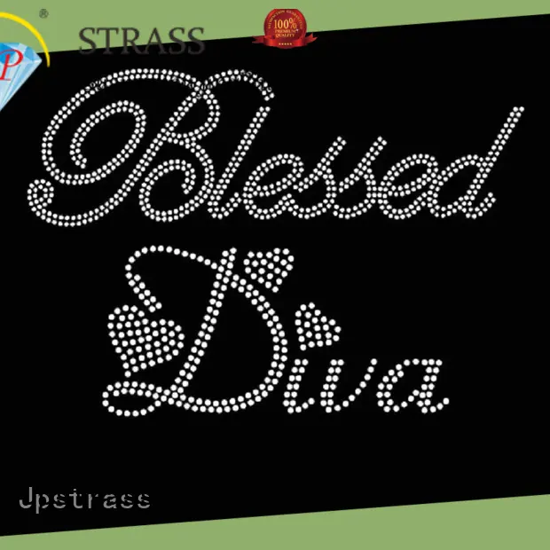 Jpstrass korean small rhinestone transfers manufacturer for clothes 1