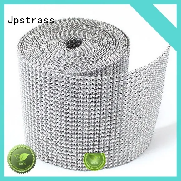 Jpstrass black rhinestone mesh roll wholesale series for dress 1