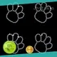 bulk rhinestone skull iron on transfer clothing supplier for party 1