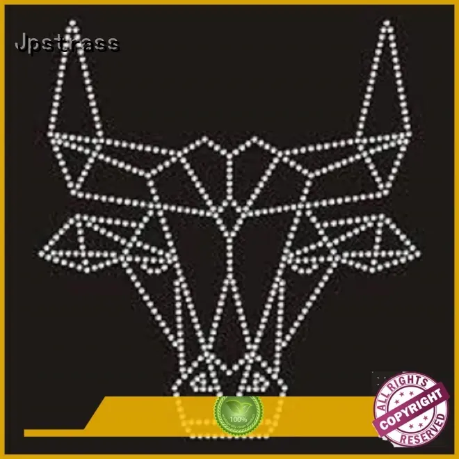 Jpstrass making wholesale iron on rhinestone transfers supplier for dress 1
