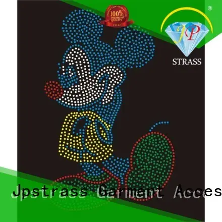 Jpstrass customized hot fix rhinestones patterns wholesale for ballroom 1