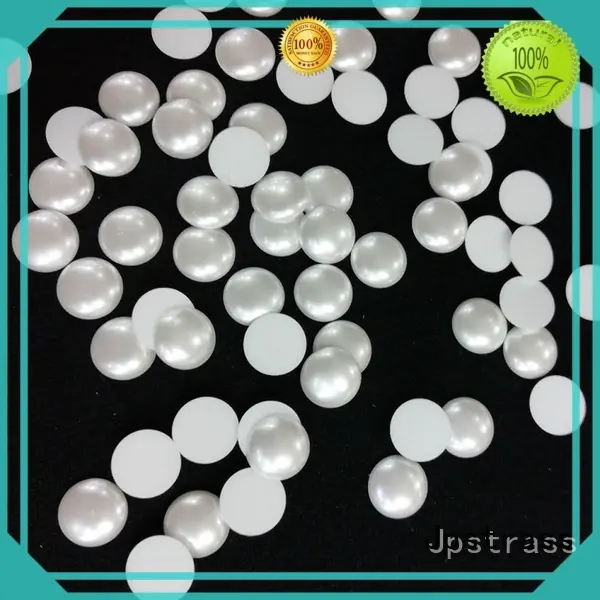 Jpstrass shiny large flat pearls rhinestone for clothes 1