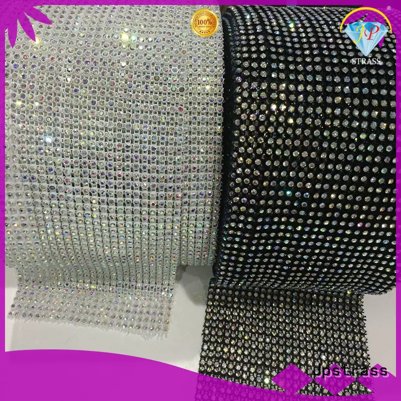 Jpstrass shiny diamond mesh wrap roll sparkle rhinestone rhinestone for clothes 1