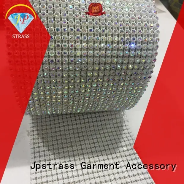 Jpstrass shiny rhinestone ribbon customization for dress 1