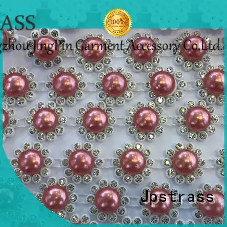 Jpstrass chain rhinestone roll supplier for clothes 1