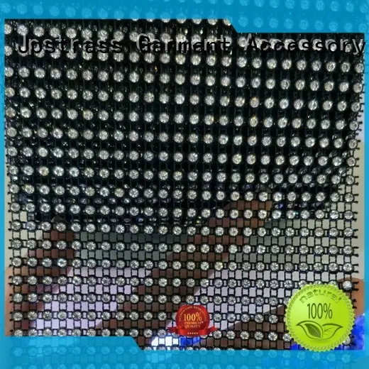 Jpstrass black rhinestone mesh roll wholesale for party 1