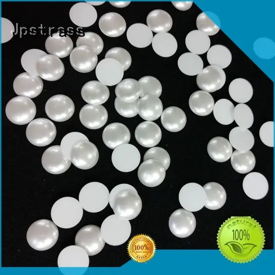 Jpstrass decorative flat back pearl rhinestones customization for party 1