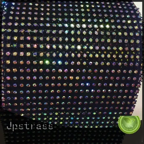 Jpstrass shiny plastic mesh sheet rhinestone for dress 1