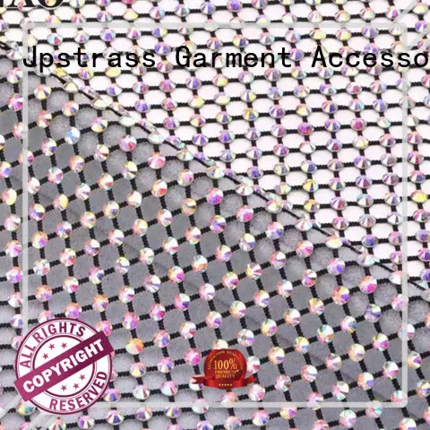 Jpstrass attractive gold rhinestone mesh series for ballroom 1