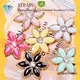 round flat back pyramid studs metal garment for ballroom 1