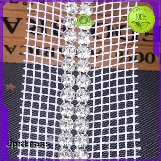 Jpstrass pearls diamond mesh wrap manufacturer for ballroom 1