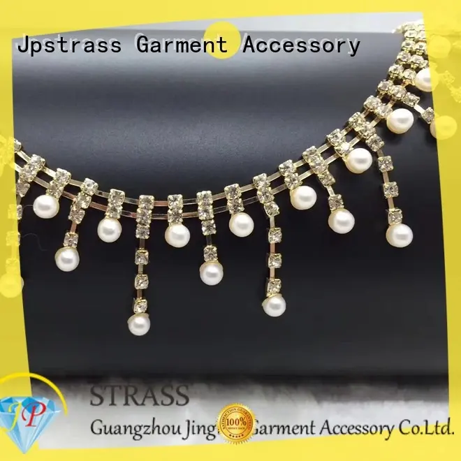 Jpstrass fancy rhinestone mesh ribbon vendor for clothes 1