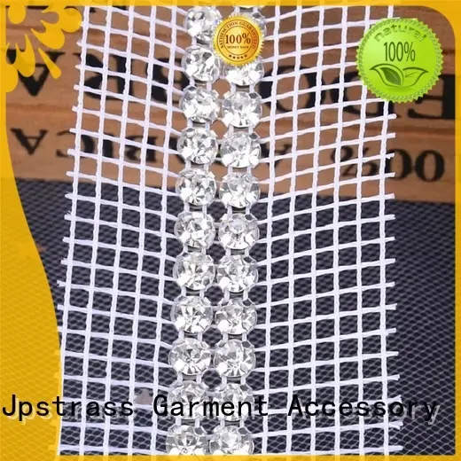 Jpstrass single diamond rhinestone ribbon wrap roll supplier for dress 1