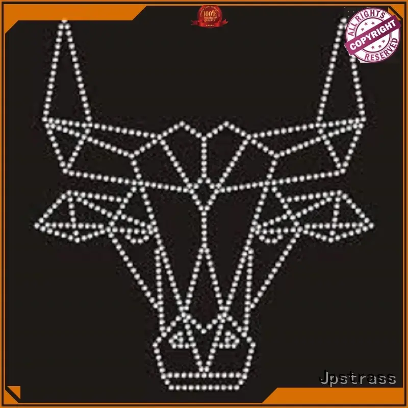 Jpstrass iron iron on diamante transfers manufacturer for party 1