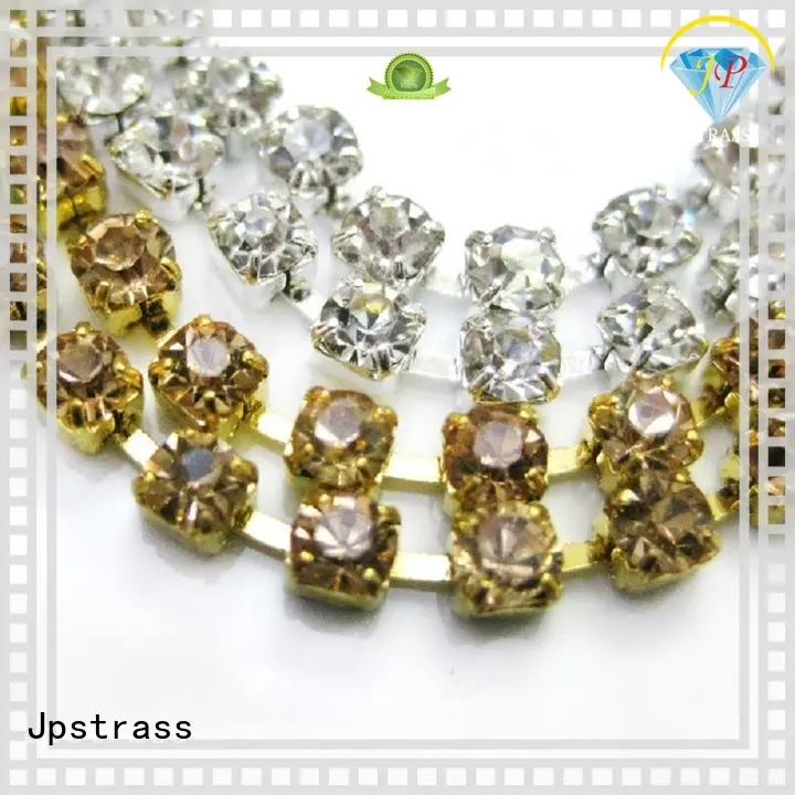 Jpstrass custom rhinestone cup chain factory price for shoes 1