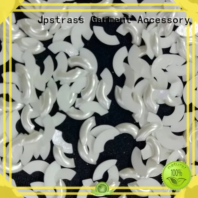 Jpstrass pearl flat round pearls vendor for dress 1