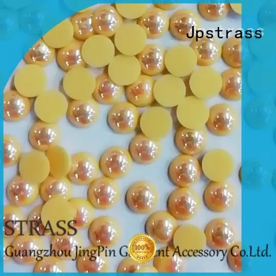 Jpstrass shiny 6mm flat back pearls factory price for shoes 1