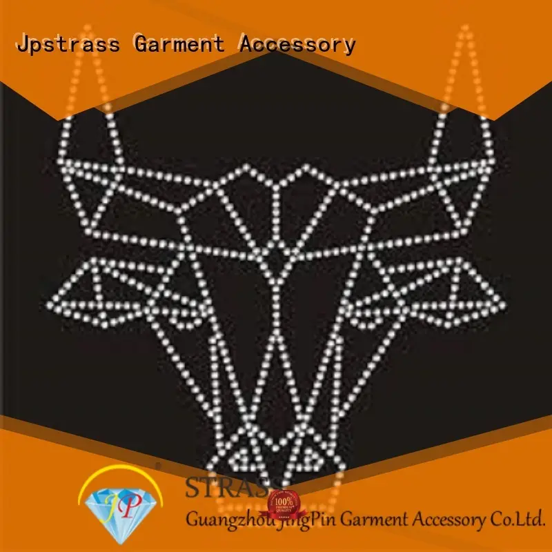 Jpstrass custom bridal rhinestone iron on transfers supplier for ballroom 1