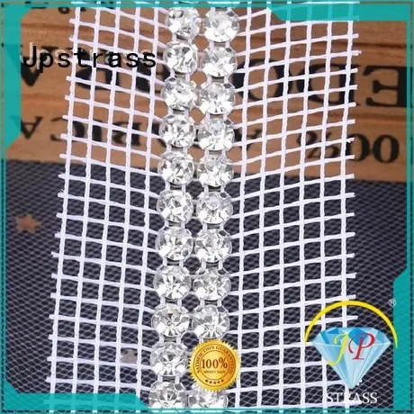 Jpstrass rows rhinestone trim wholesale supplier for dress 1