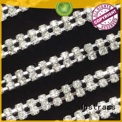 wholesale rhinestone trim mesh manufacturer for dress 1