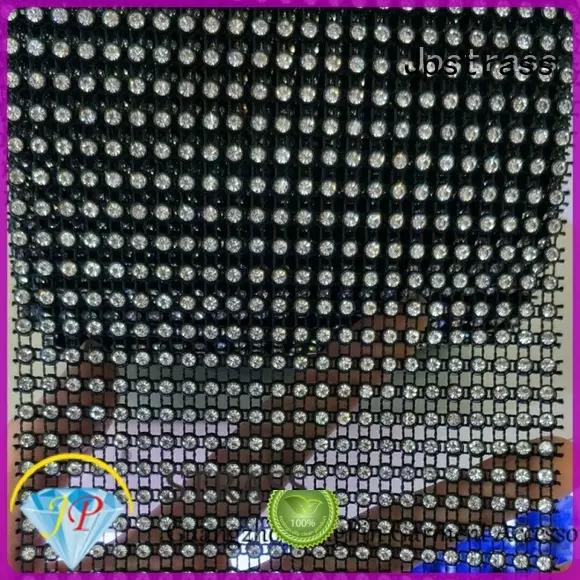 Jpstrass bulk gold rhinestone mesh roll supplier for online 1