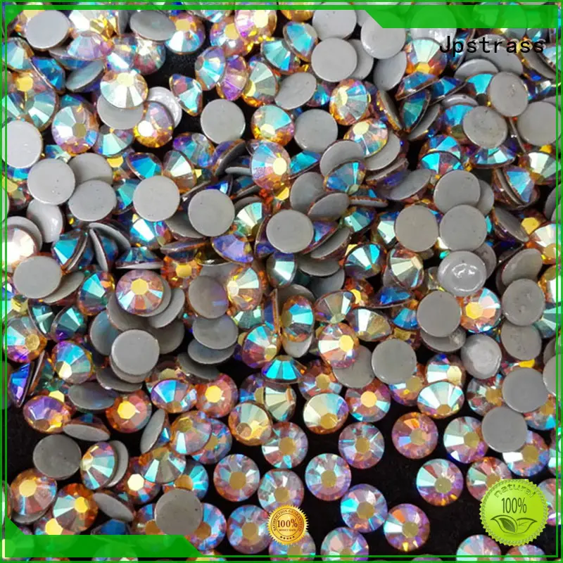 Jpstrass shiny iron on rhinestones wholesale manufacturer for sale 1