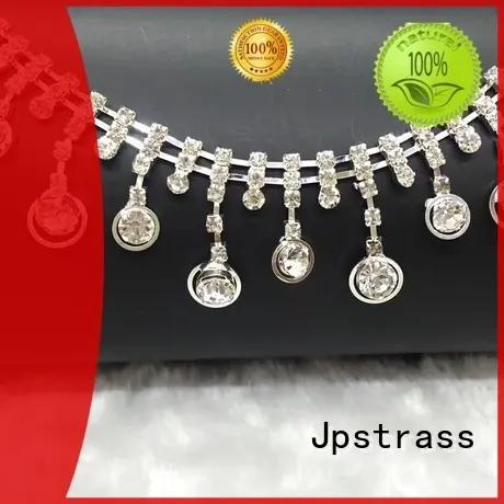 Jpstrass wedding diamond rhinestone ribbon wrap roll factory price for dress 1